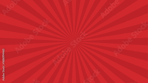 Red radial horizontal background texture