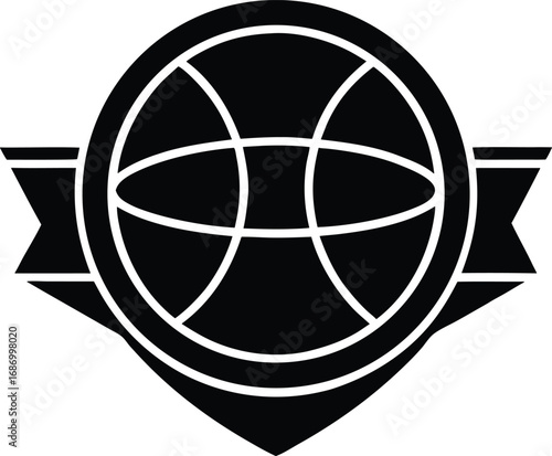 Basketball highlight vector icon.eps