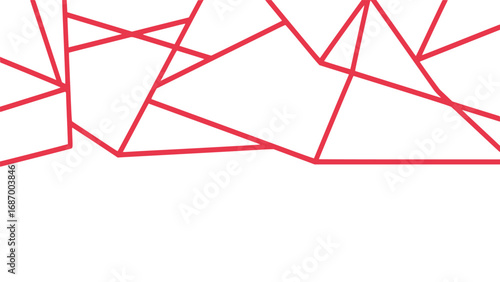 Abstract red geometric pattern