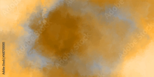Fiery vintage watercolor paper with a smoky orange and red pattern. Cool and charming multicolor painted colorful watercolor background for graphics design and painting. business card and decoration. 