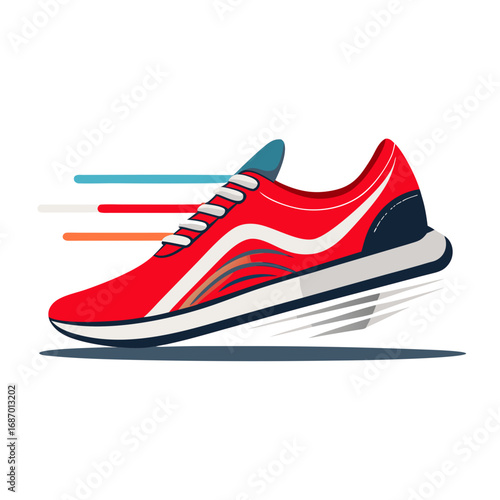 Athletic Footwear Vector