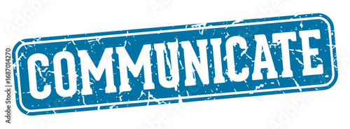 communicate rectangular sign. communicate stamp