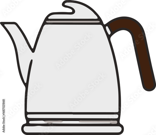 Minimalist Hot Water Kettle Appliance