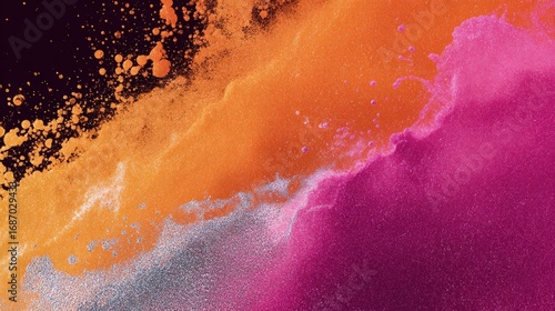 Vibrant Color Splash Art for Creative Inspiration