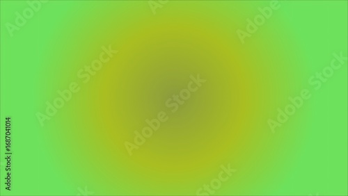 Abstract Radial Gradient of Green and Yellow for Modern Designs and Backdrops with Circular Patterns