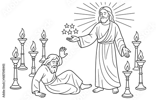 Christ's vision revealed: spiritual illumination and divine revelation design