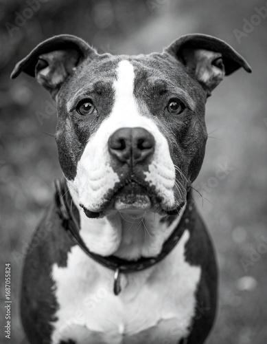  Regal Bow: Gentlemanly Pit Bull in Bow Tie