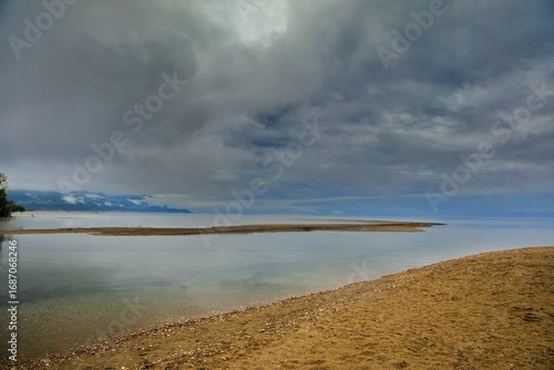 Wallpaper Mural Fog on the shore of Lake Baikal. Torontodigital.ca