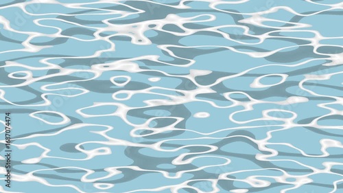  Cartoon Water Graphic 4K HandDrawn Liquid Animation for VFX and Motion Graphics