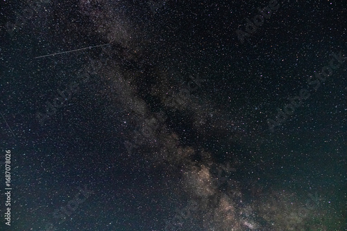 The Milky Way in the night sky