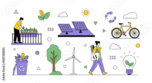 Eco-conscious choices promoting sustainability and environmentally responsible