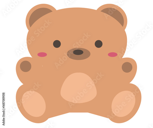 かわいい熊。くま。ベクターイラスト