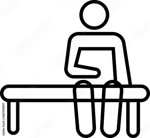 Age Friendly Icon , Featuring Elderly Care, Senior Support, Accessibility, Inclusivity, Health, Wellness, Walking Stick, Family, and Community Symbols in Modern Vector Style, logo, badge, sign,