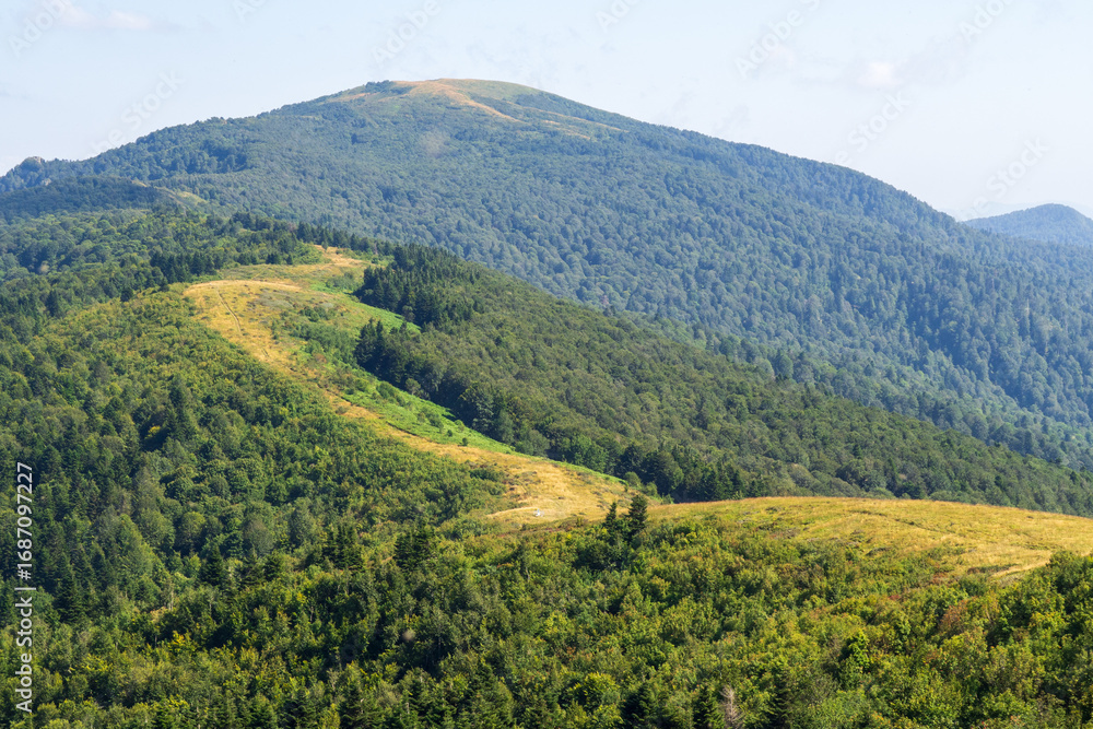 Obraz premium Seven-headed mountain range, Tuapse region, Russia.