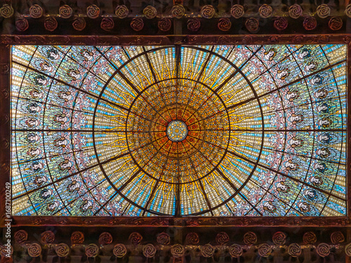 As seen at the Palau de la Musica Catalana in Barcelona, ​​Spain, in February 2025.