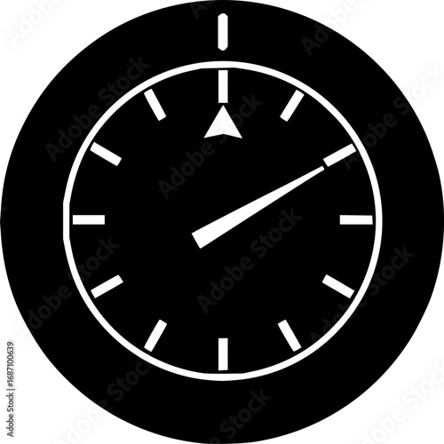 thermostat control stencil icon silhouette vector illustration