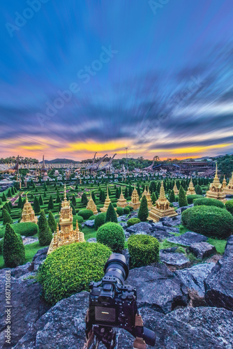 Chonburi, Thailand -5 October 2025- Nong Nooch Village,  Asia  garden and tourist attraction at kilometer 163 on Sukhumvit Road in Chonburi Province, Thailand