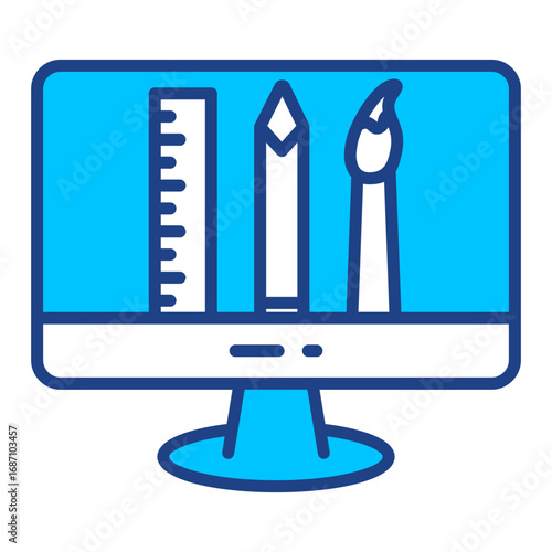 Computer Simple Vector Icon Collection