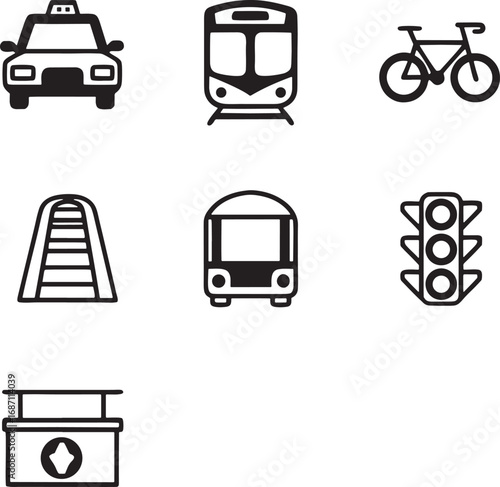 Urban Transportation Icons