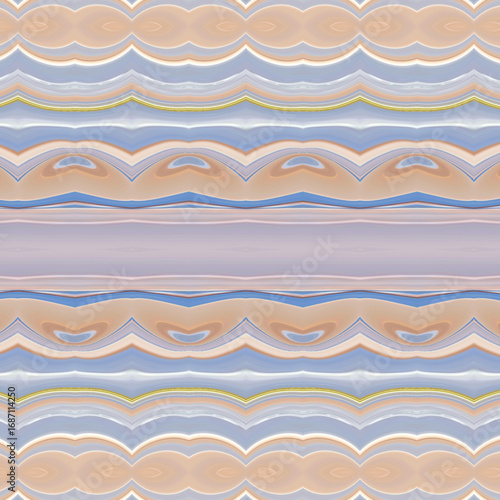 Abstract pattern with pastel symmetry, featuring geometric waves and artistic kaleidoscope design. Perfect for abstract, texture, symmetry, pastel, design backgrounds.
