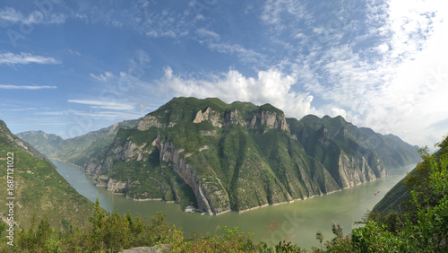 Photography Chongqing, China: The Scenic Beauty of Wu Gorge in the Three Gorges of the Yangtze River