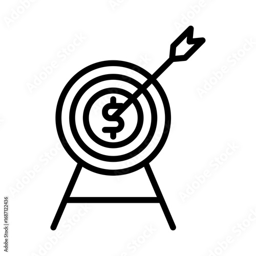 Target with Arrow
