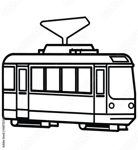 Red old vintage London double decker bus on a white background