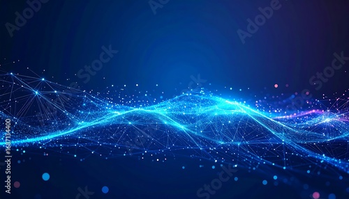 Abstract digital wave pattern (2)