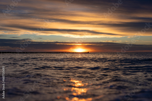 Sonnenuntergang an der Ostsee