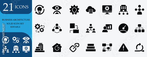 Boost business productivity with digital transformation icons. Ideal for project management, workflow, strategy, team collaboration, enterprise analytics
