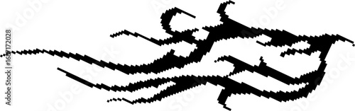 Pixel Art Y2K Neotribal Vectors Brutalism Futuristic abstract vectors
