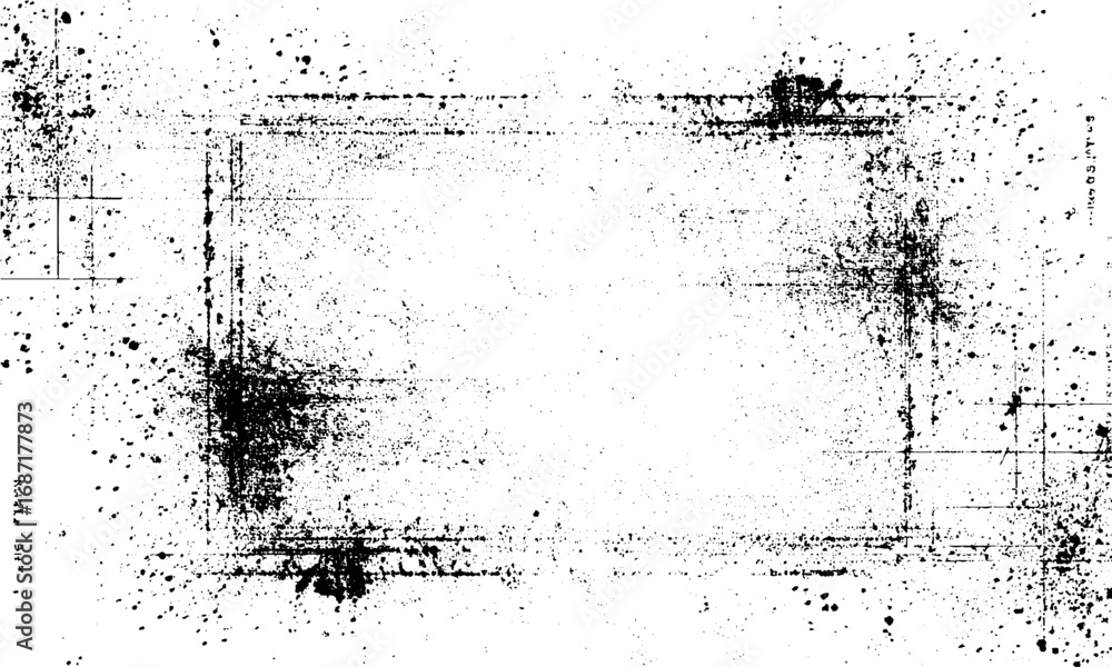 Fototapeta premium distressed grunge halftone texture with abstract spotted grid pattern isolated on white abstract vintage grunge background