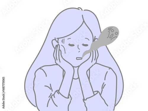女性　イラスト