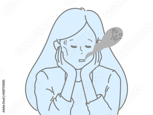 女性　イラスト