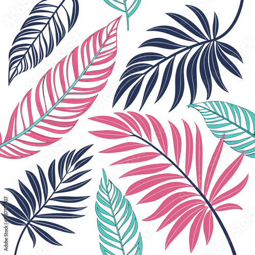 Tropical Leaf Pattern Design