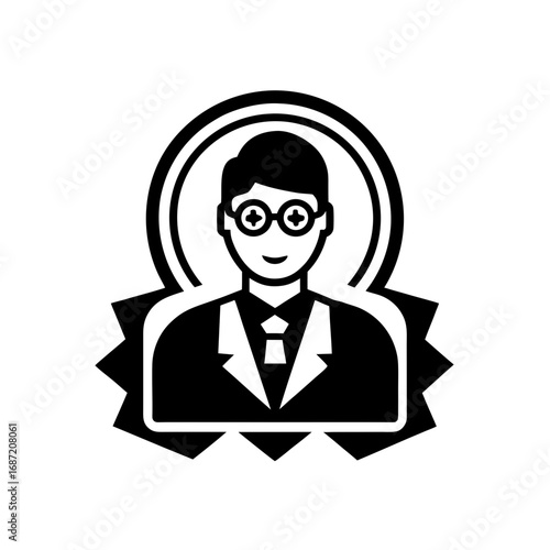 intellectual property monotone icon in powerpoint 