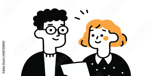 Two individuals, likely col...