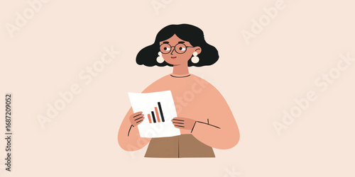 A dedicated professional studies a chart, analyzing data with focused attention.