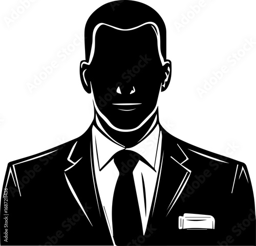 Man wearing a suit and tie with a smile on his face. The image is of a man dressed in a suit and tie, with a smile on his face, conveying a sense of confidence and professionalism