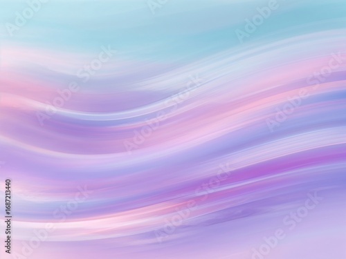 Wallpaper Mural An abstract background with soft, flowing waves in gentle pastel colors. A dreamy and serene modern texture. Torontodigital.ca