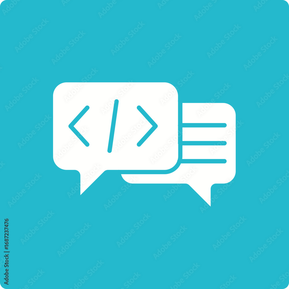 Naklejka premium Speech Icon