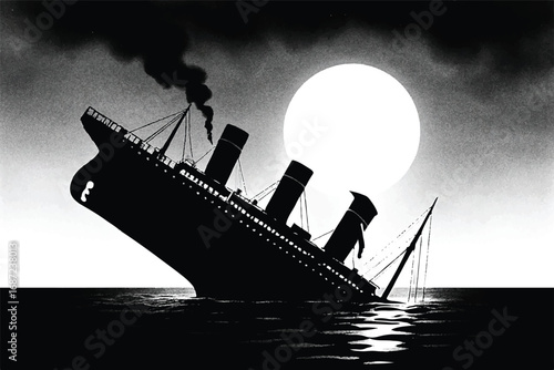 Scene from the Titanic ship. টাইটানিক জাহাজ