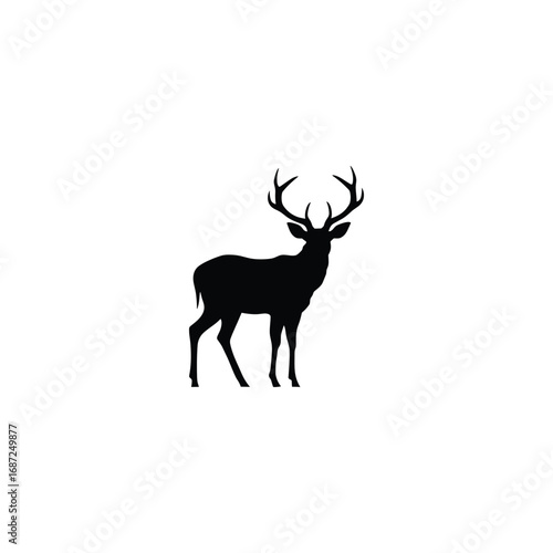 deer silhouette vector