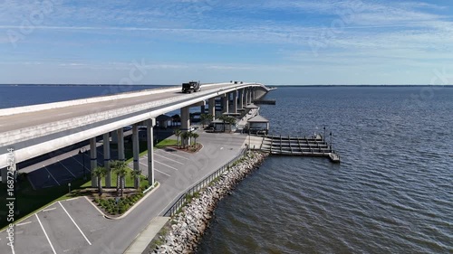 Wallpaper Mural Aerial Drone Footage of Pilcher Park, Santa Rosa Beach, Florida Torontodigital.ca