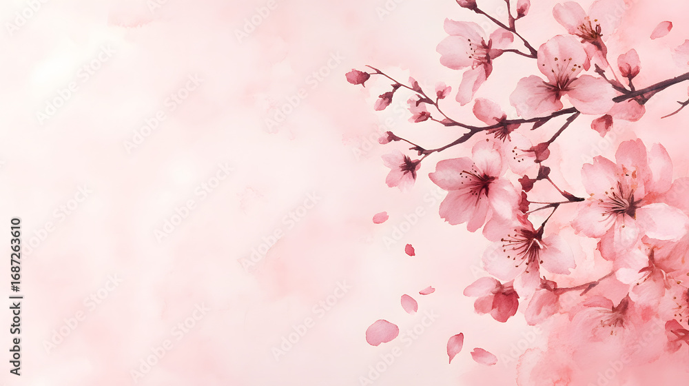 Fototapeta premium Pink Cherry Blossoms Spring Bloom.