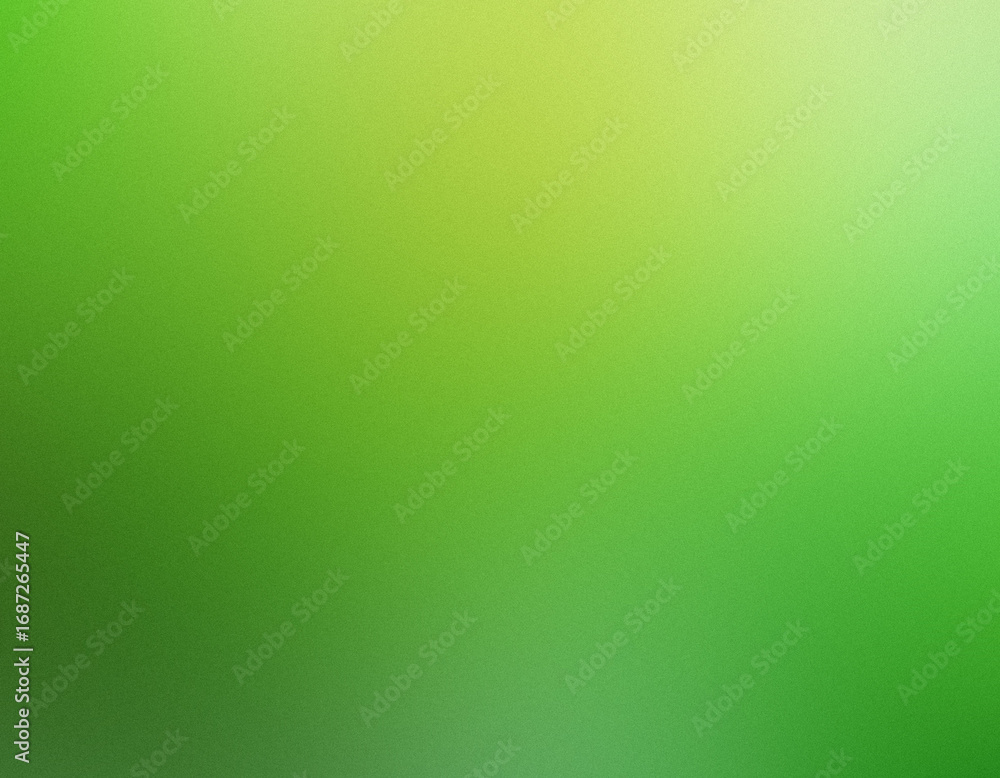 Fototapeta premium Abstract Green Gradient Background with a Slight Texture and Natural Lighting with Blending to Yellow and Showing Subtle Variations in Tonal Shifts