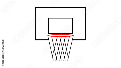 basketball Hoop and Net,バスケットボールのゴールとネット