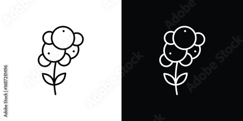 Coffee plant icon design elements pack. Vector symbols for UI Designs
