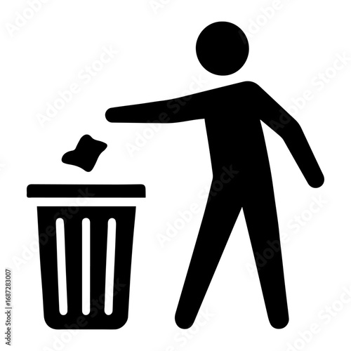 trash can with recycle symbol illustration vector