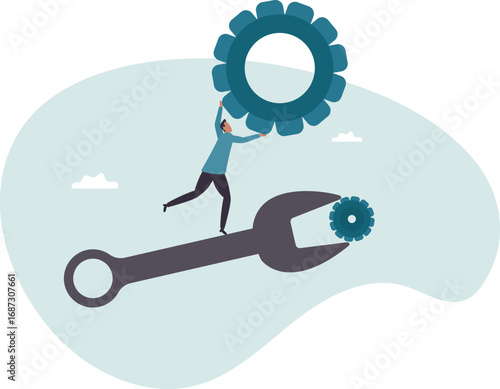 Adjustment and optimization for business improvement, change or fine tune for smooth ride, repair and maintenance service .about a man and his life.